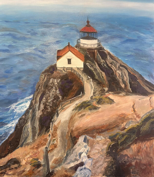 The Lantern House, oil 24" x 20"/SOLD