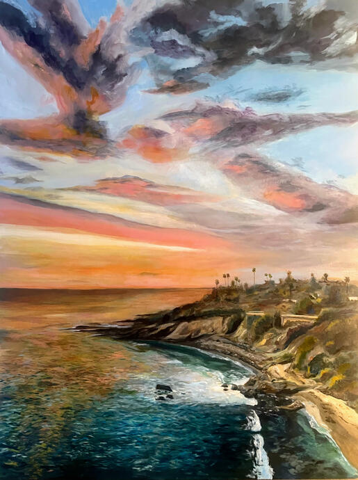 The Point, oil 48" x 36"